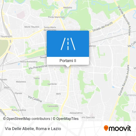 Mappa Via Delle Abelie