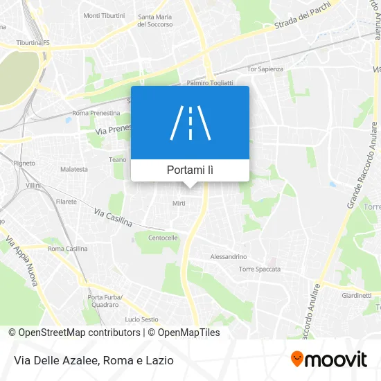 Mappa Via Delle Azalee