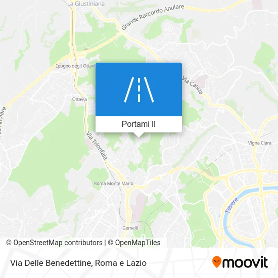 Mappa Via Delle Benedettine