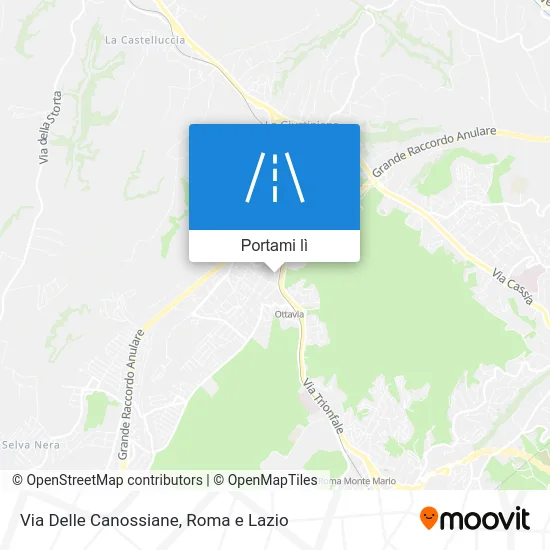 Mappa Via Delle Canossiane