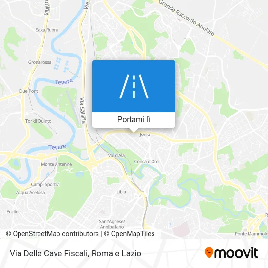 Mappa Via Delle Cave Fiscali