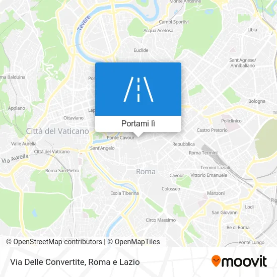 Mappa Via Delle Convertite