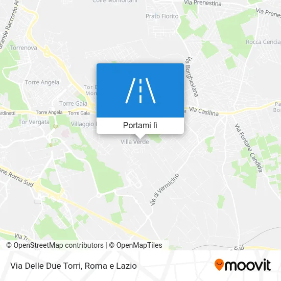 Mappa Via Delle Due Torri