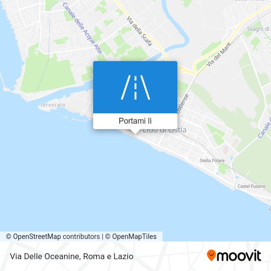 Mappa Via Delle Oceanine