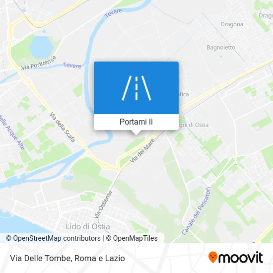 Mappa Via Delle Tombe