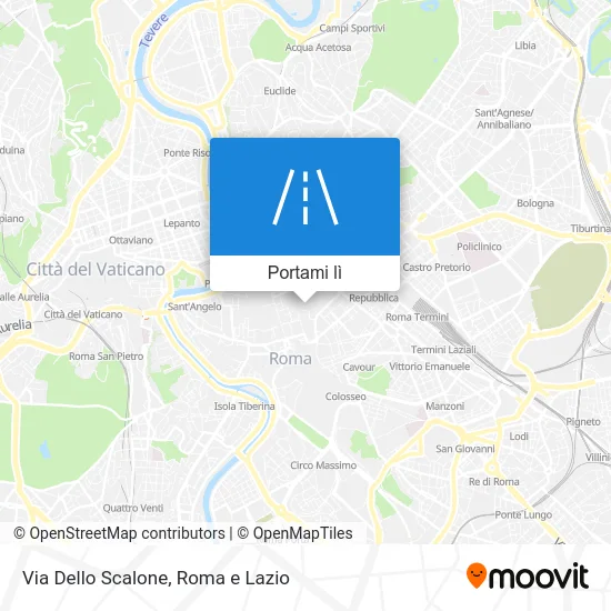 Mappa Via Dello Scalone