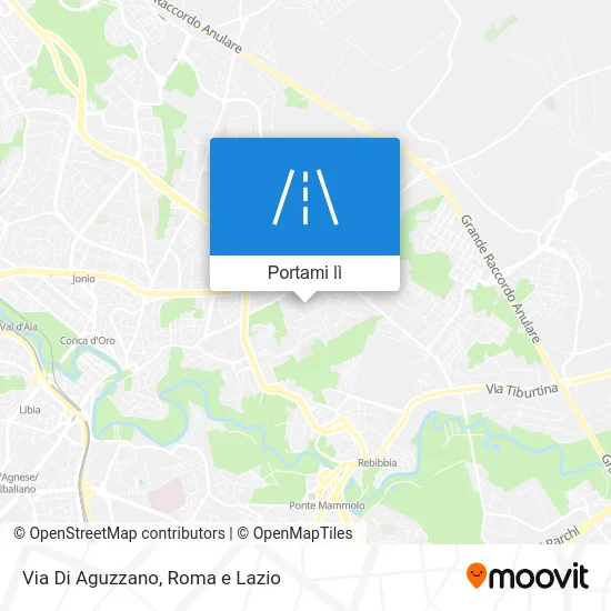 Mappa Via Di Aguzzano