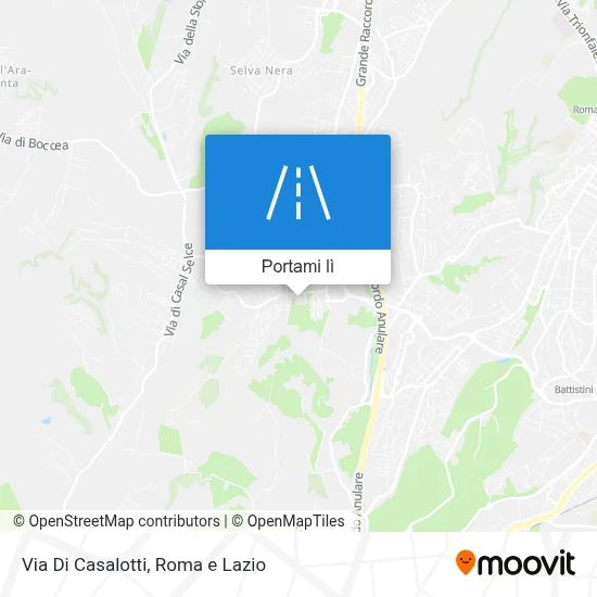 Mappa Via Di Casalotti