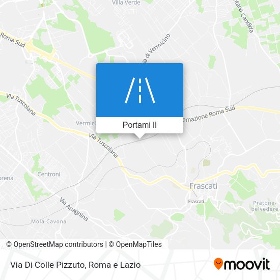 Mappa Via Di Colle Pizzuto