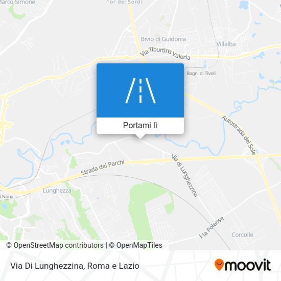 Mappa Via Di Lunghezzina