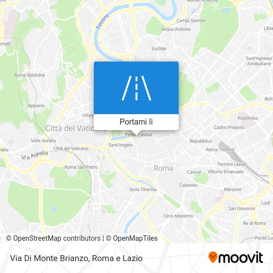 Mappa Via Di Monte Brianzo