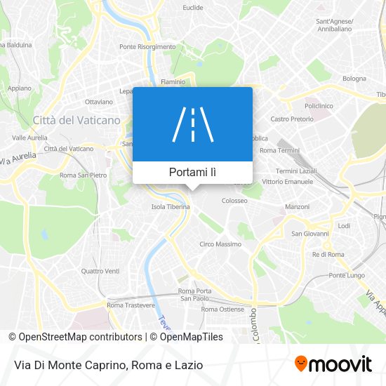 Mappa Via Di Monte Caprino
