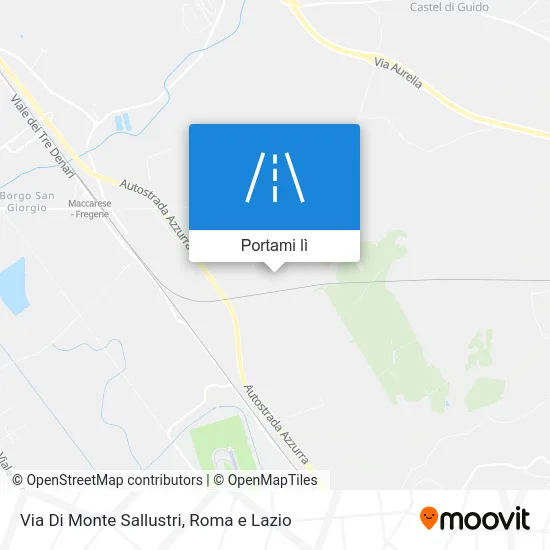 Mappa Via Di Monte Sallustri