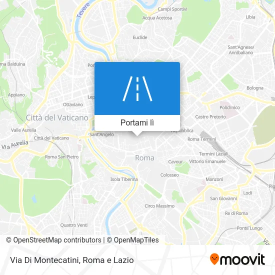 Mappa Via Di Montecatini