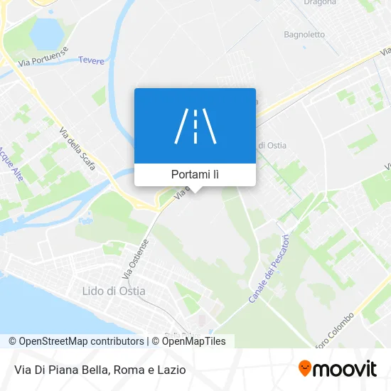 Mappa Via Di Piana Bella