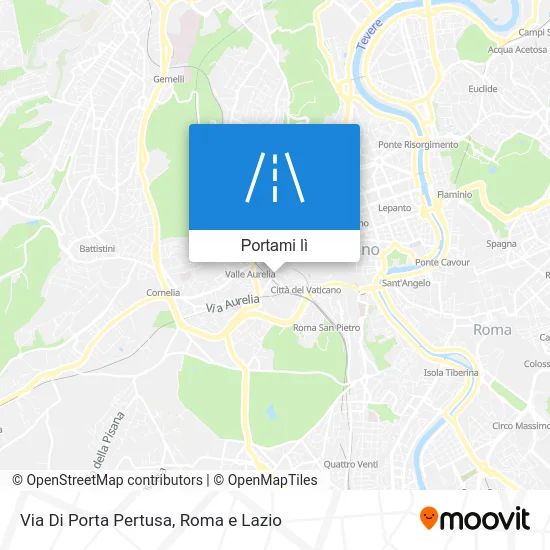 Mappa Via Di Porta Pertusa
