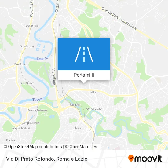 Mappa Via Di Prato Rotondo