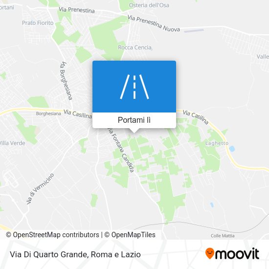 Mappa Via Di Quarto Grande