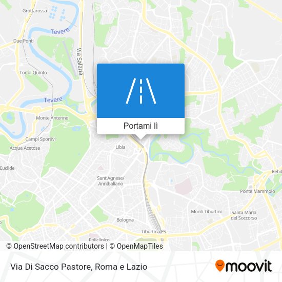Mappa Via Di Sacco Pastore