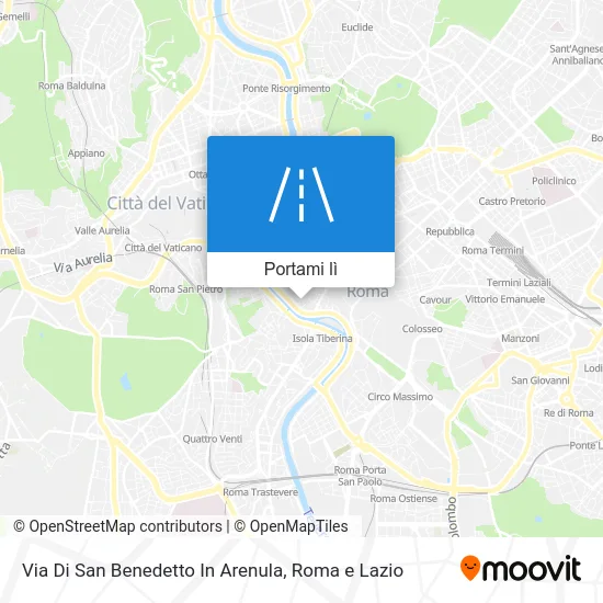 Mappa Via Di San Benedetto In Arenula