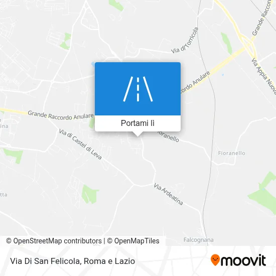 Mappa Via Di San Felicola