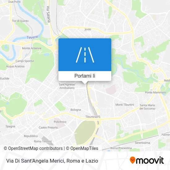 Mappa Via Di Sant'Angela Merici