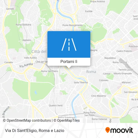 Mappa Via Di Sant'Eligio