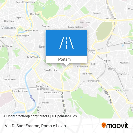 Mappa Via Di Sant'Erasmo