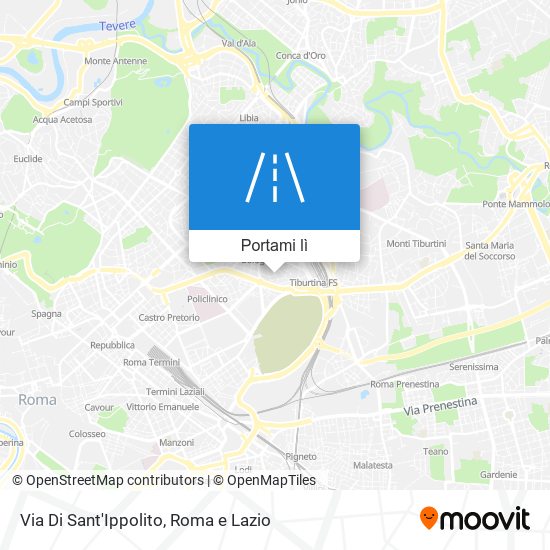 Mappa Via Di Sant'Ippolito