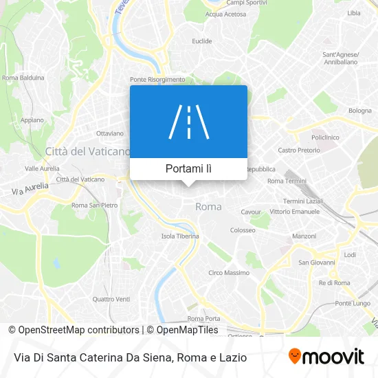 Mappa Via Di Santa Caterina Da Siena