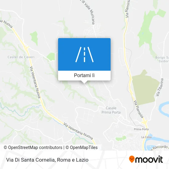 Mappa Via Di Santa Cornelia