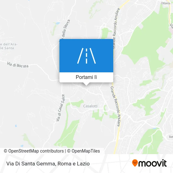 Mappa Via Di Santa Gemma