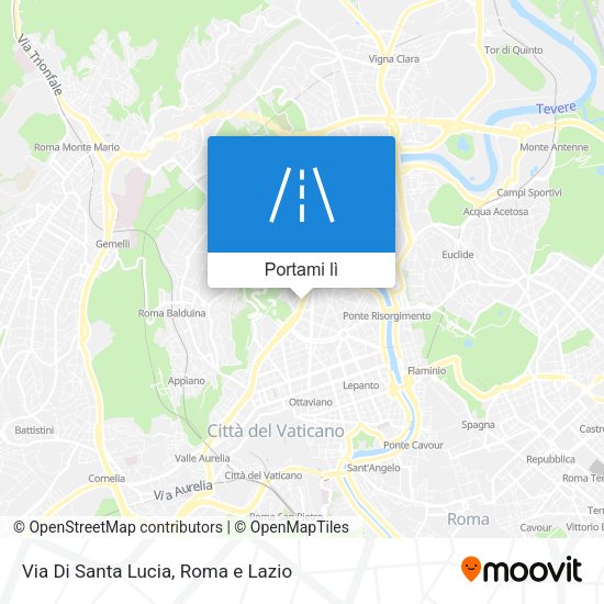 Mappa Via Di Santa Lucia
