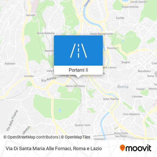 Mappa Via Di Santa Maria Alle Fornaci