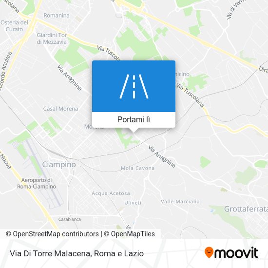 Mappa Via Di Torre Malacena