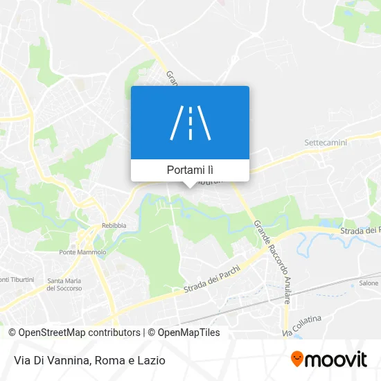 Mappa Via Di Vannina