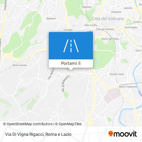 Mappa Via Di Vigna Rigacci