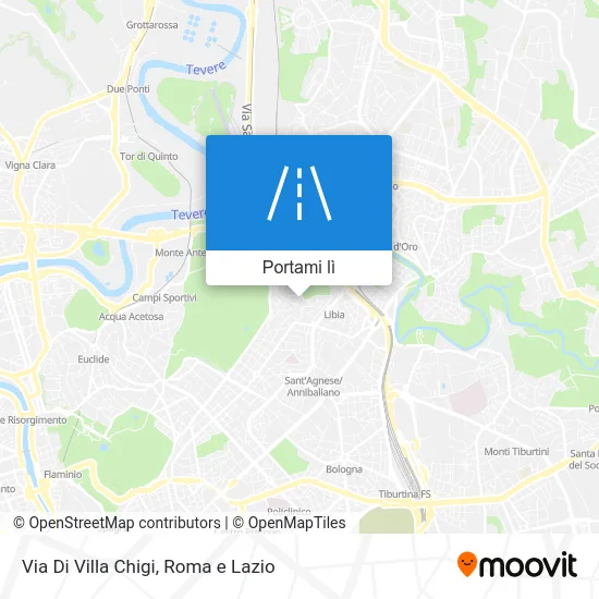 Mappa Via Di Villa Chigi