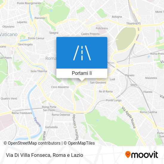 Mappa Via Di Villa Fonseca