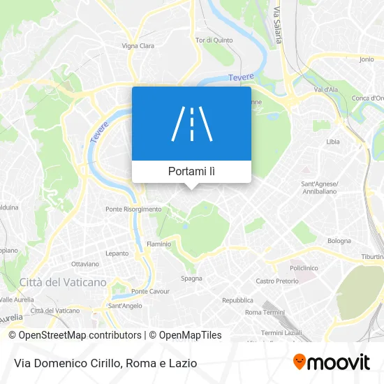 Mappa Via Domenico Cirillo