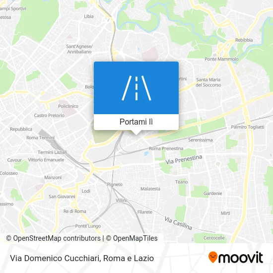 Mappa Via Domenico Cucchiari