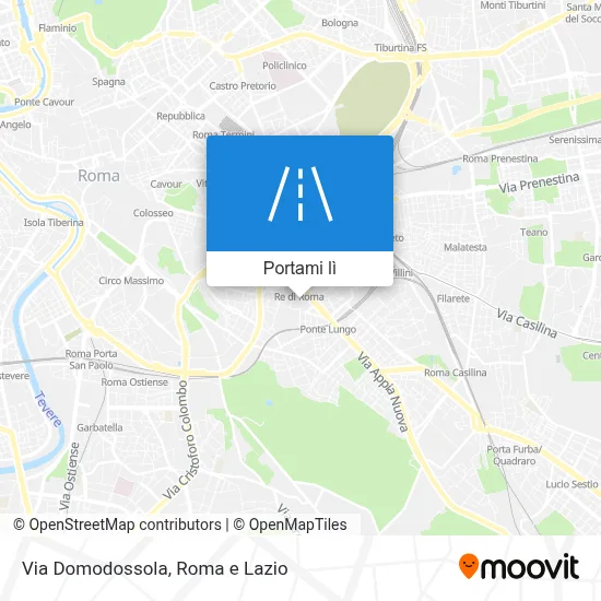 Mappa Via Domodossola