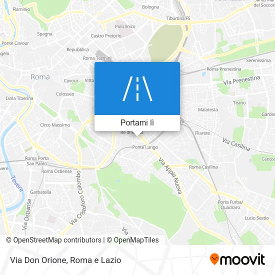 Mappa Via Don Orione