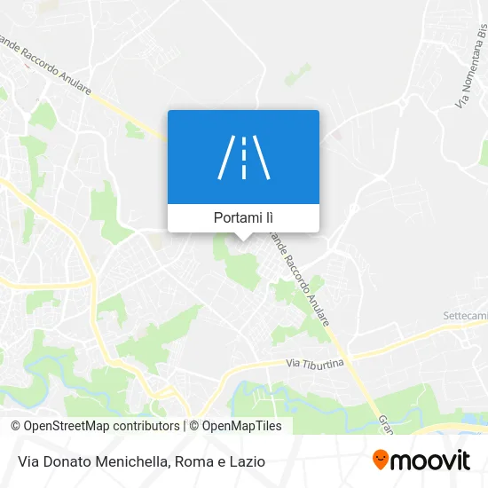 Mappa Via Donato Menichella