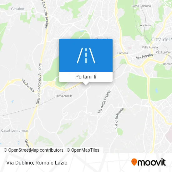 Mappa Via Dublino