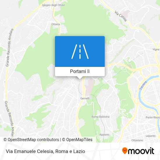 Mappa Via Emanuele Celesia