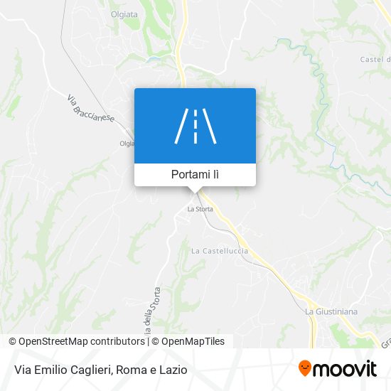 Mappa Via Emilio Caglieri