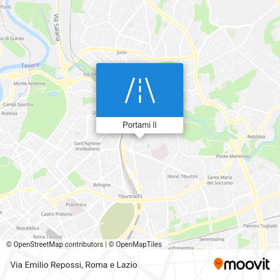 Mappa Via Emilio Repossi