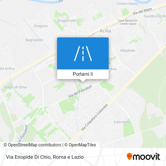 Mappa Via Enopide Di Chio
