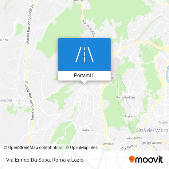 Mappa Via Enrico Da Susa